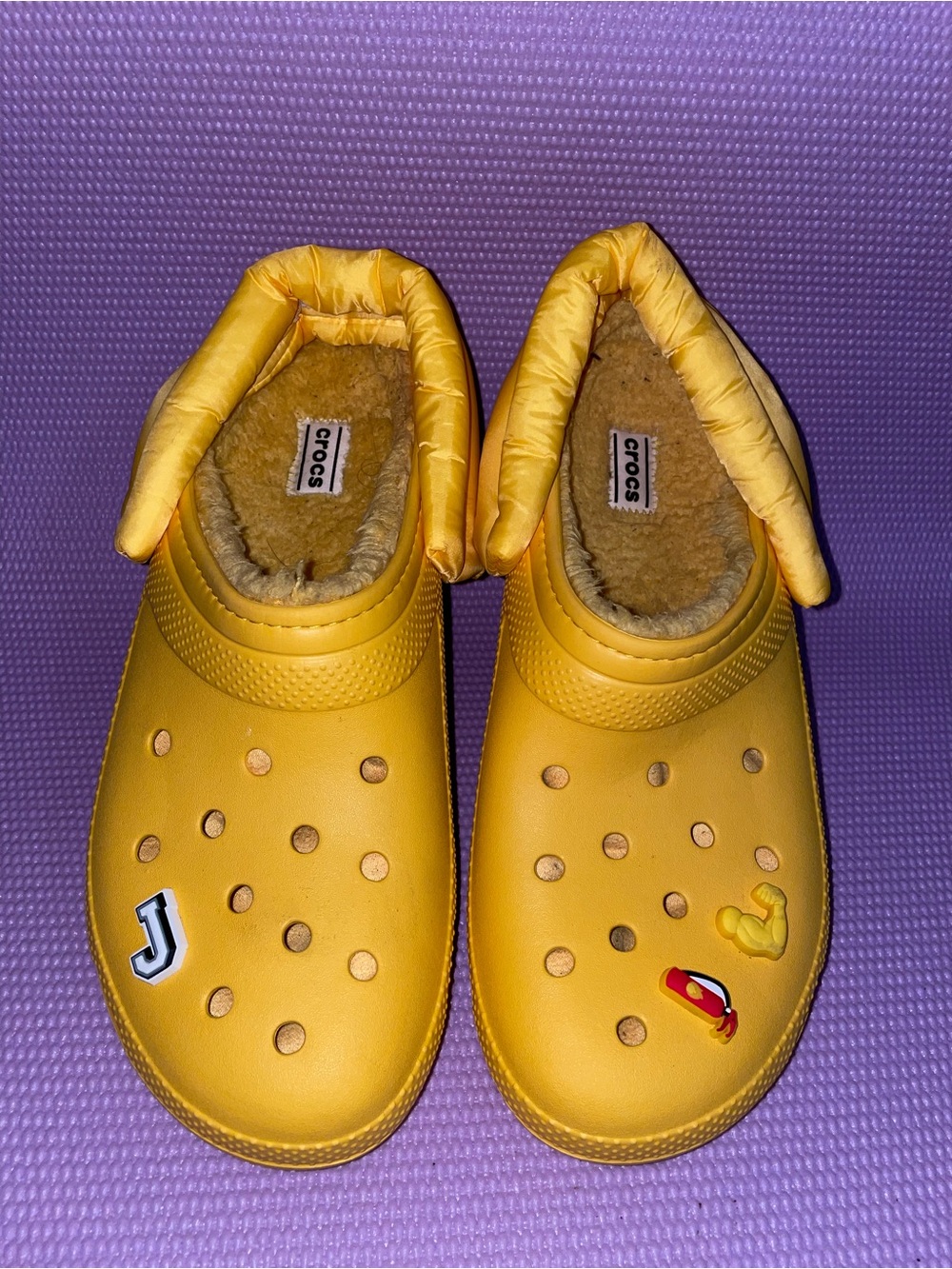 Men Crocs Classic Lined Neo Puff